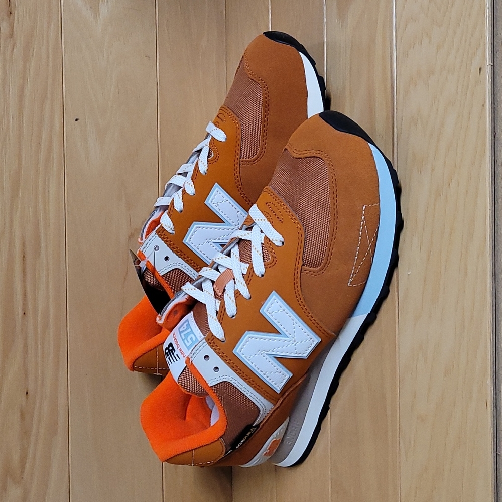 New Balance 574 Cordura Rust Morning Fog Orange Mens Shoe Sneaker ML574HS2 - Picture 2 of 13